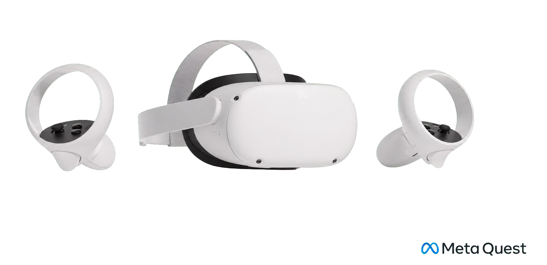 A Meta headset representing the practical phone call that began Hadeeart and Hammed’s story.